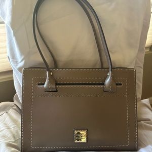 Dooney & Burke Janine Taupe leather Satchel